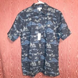 CROFTS & BARROW BUTTON DOWN CASUAL MEN'S SHIRT SIZE L NWT